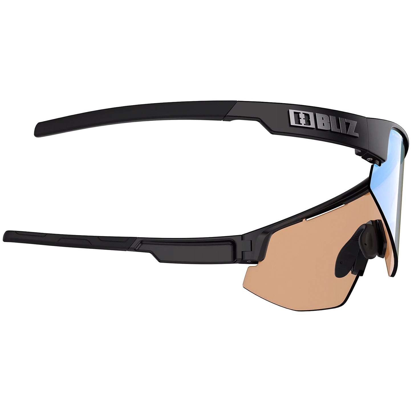 Okulary przeciwsłoneczne Bliz Matrix Small Nano Optics - Black/Coral Orange Blue