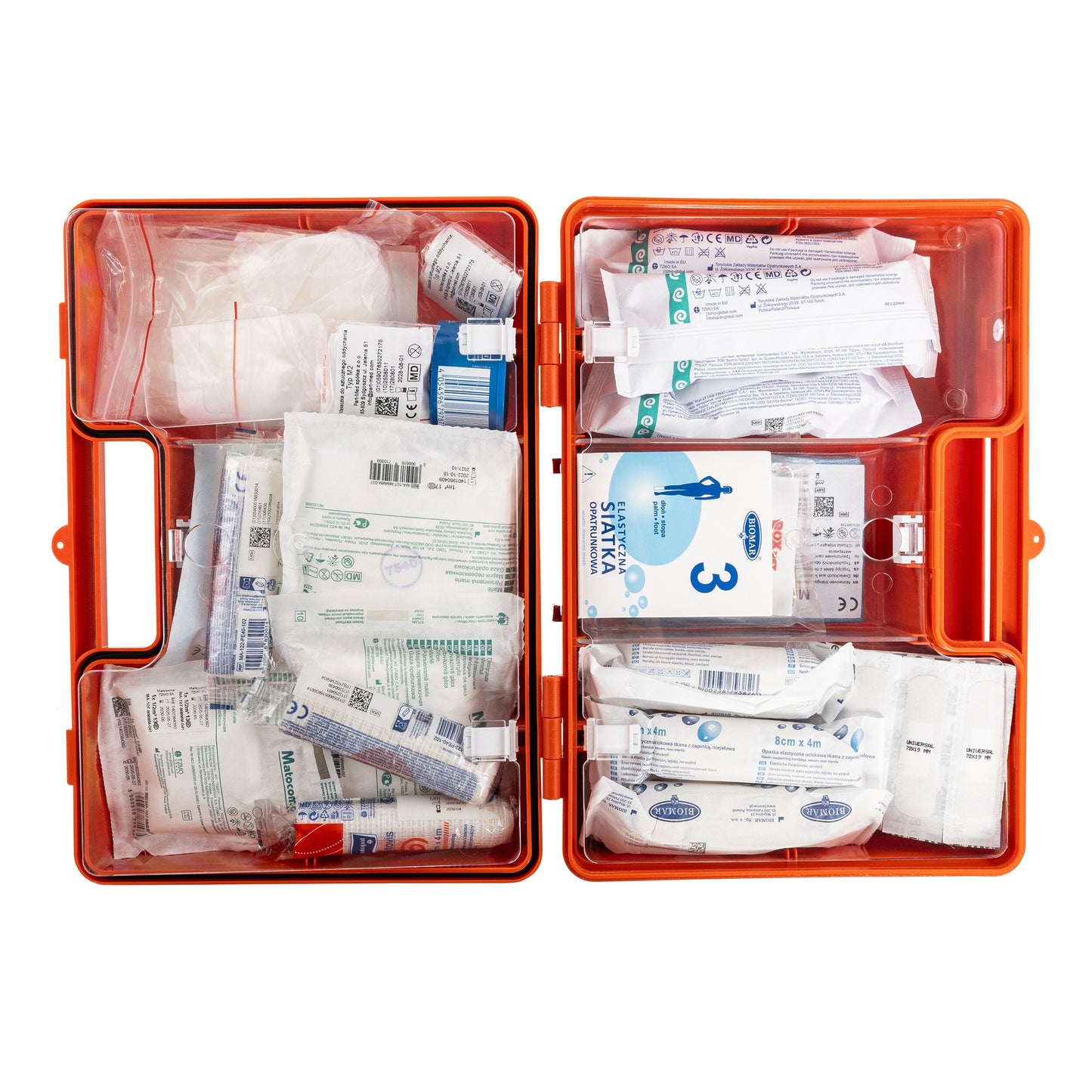 Apteczka Boxmet Medical DIN 13157 w walizce - Orange