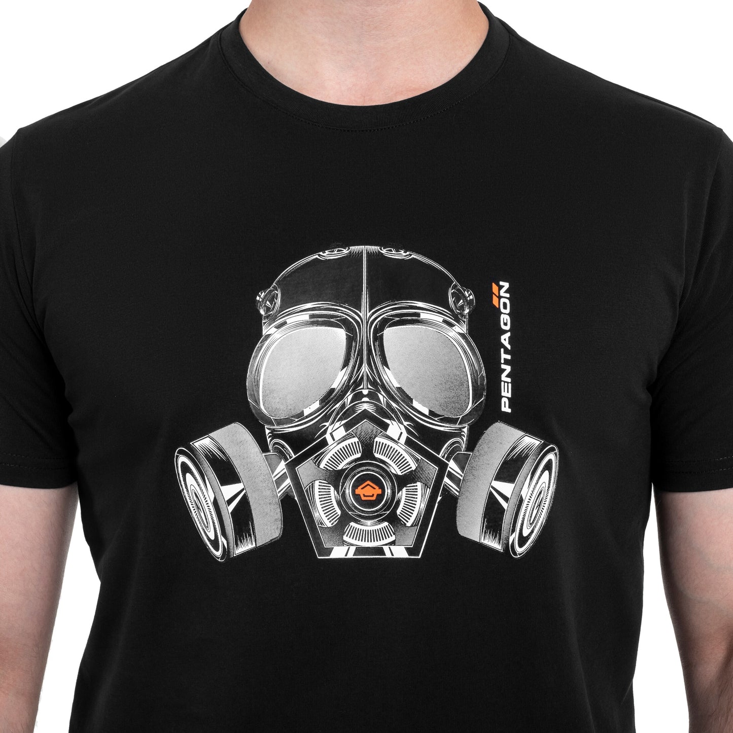 Koszulka T-Shirt Pentagon "Gas-Mask" - Black