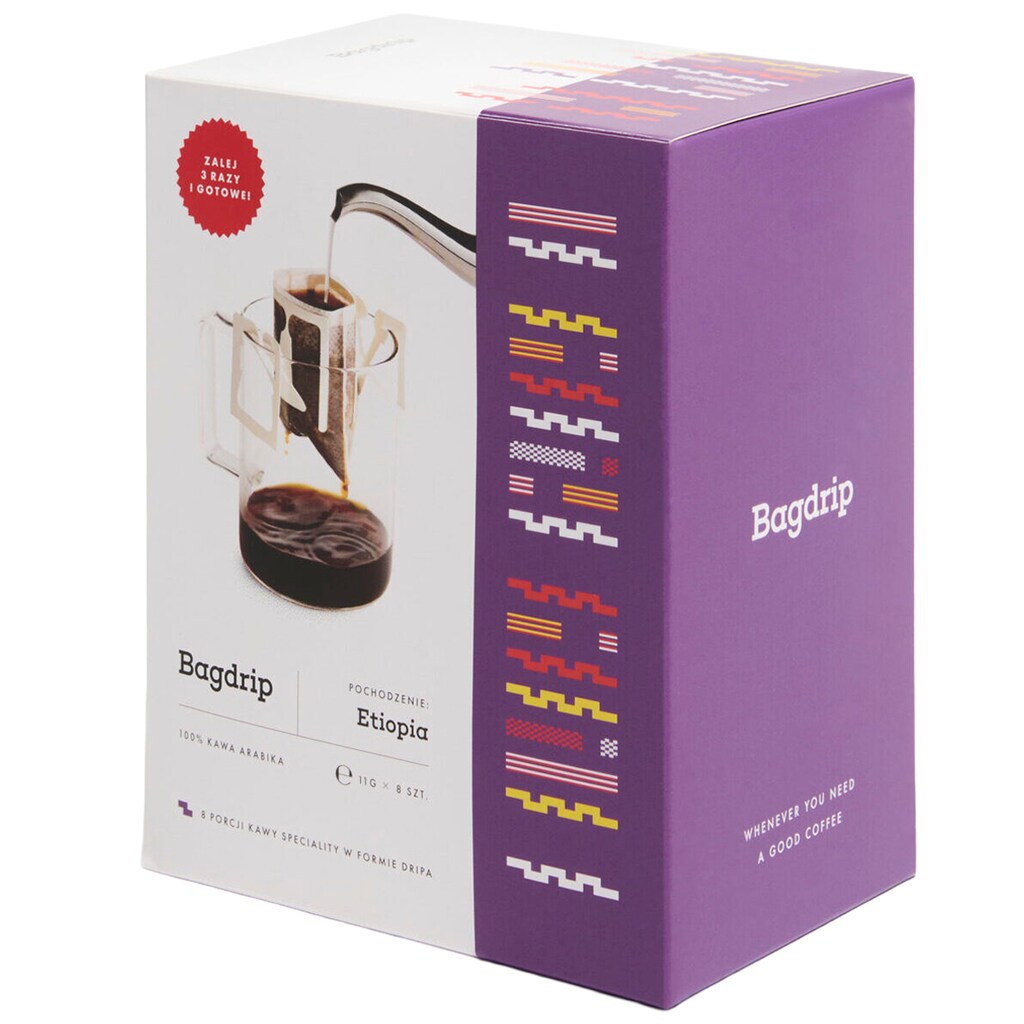 Kawa mielona Bagdrip Etiopia - 8 saszetek 11 g
