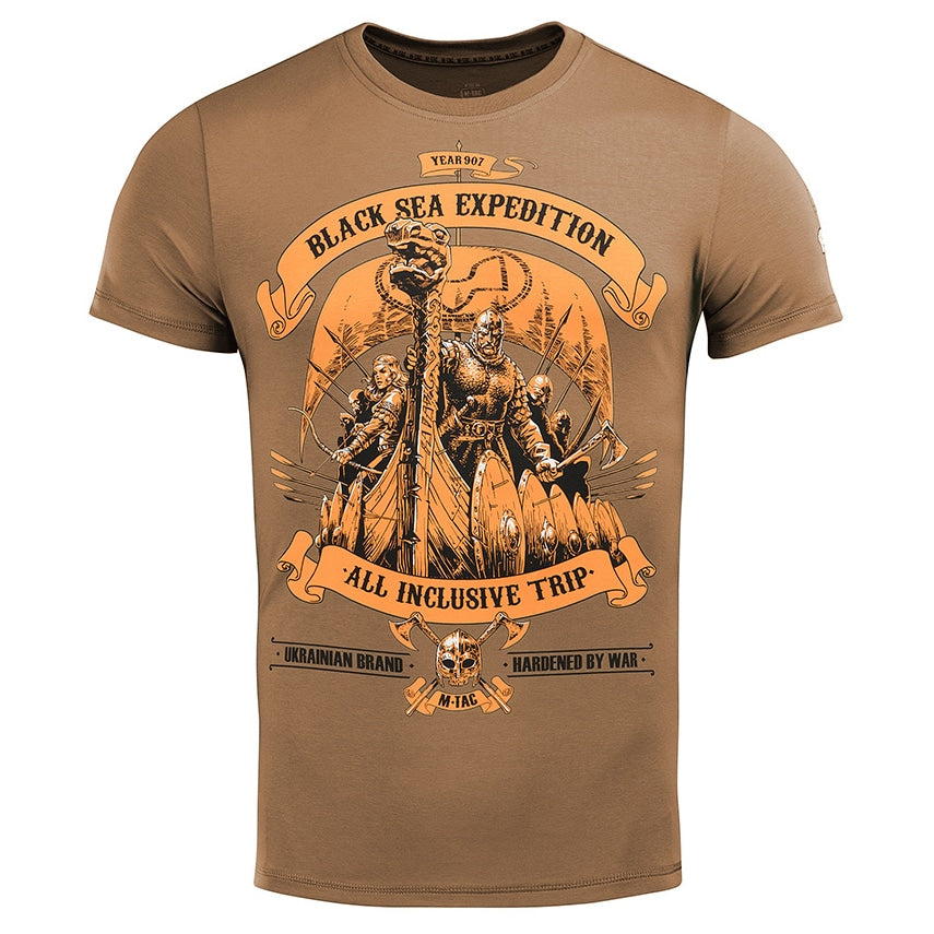 Koszulka T-shirt M-Tac Black Sea Expedition - Coyote