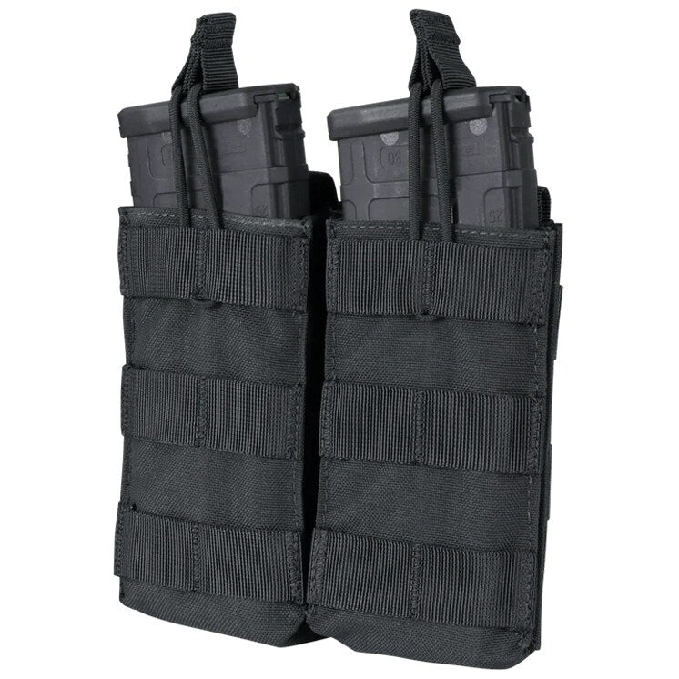 Podwójna ładownica Condor Double M4/M16 Open Top Mag Pouch Black