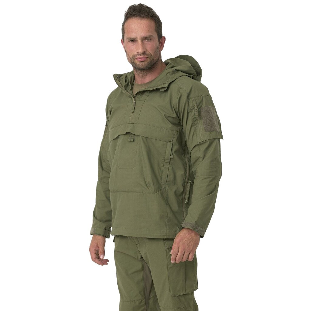 Kurtka Helikon Anorak Tracer PolyCotton Stretch Rip-Stop - Olive Green