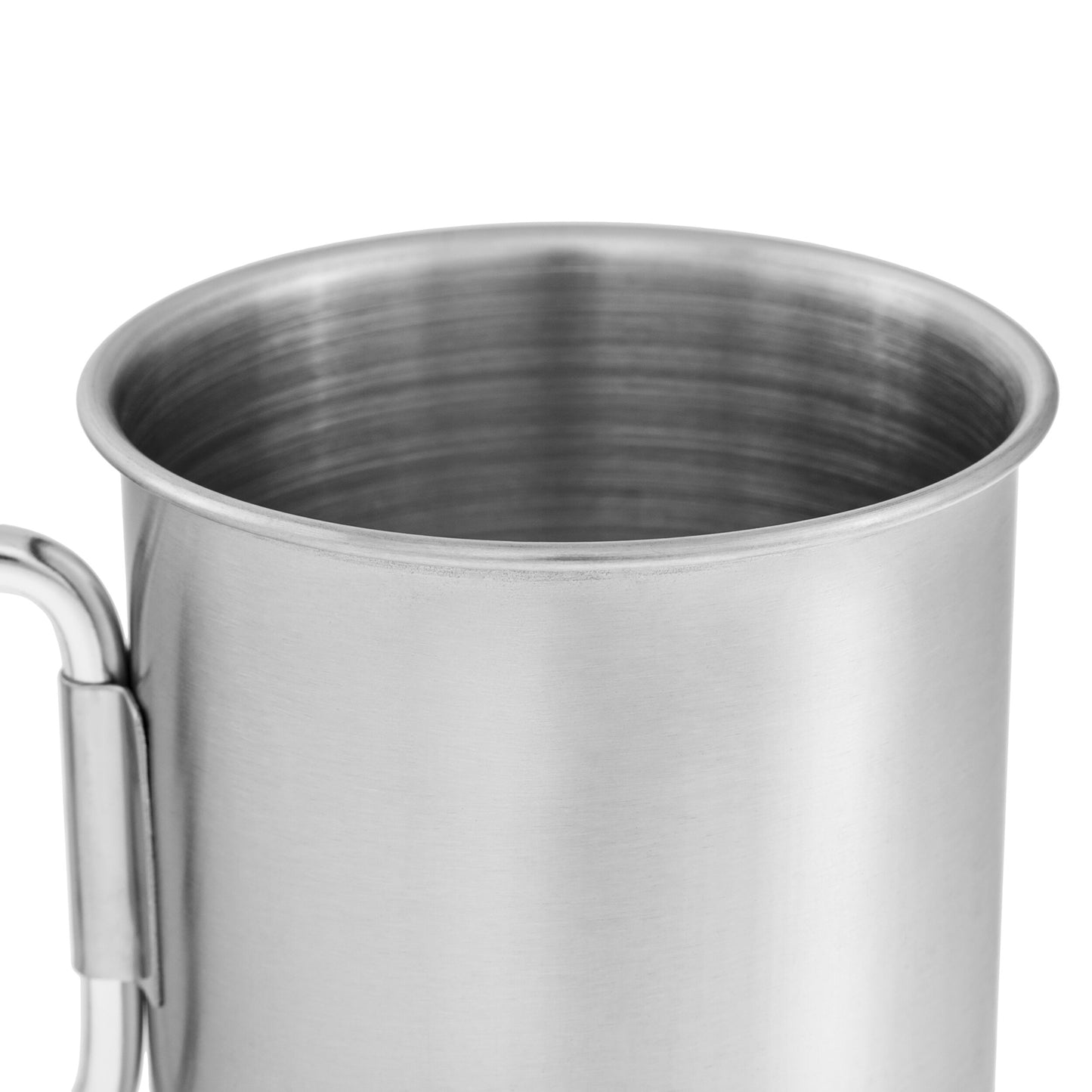 Kubek stalowy Mil-Tec z karabinkiem 250 ml