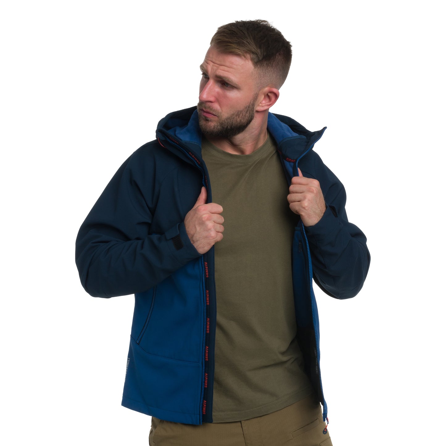 Kurtka Alpinus Softshell Pelat - Niebieska