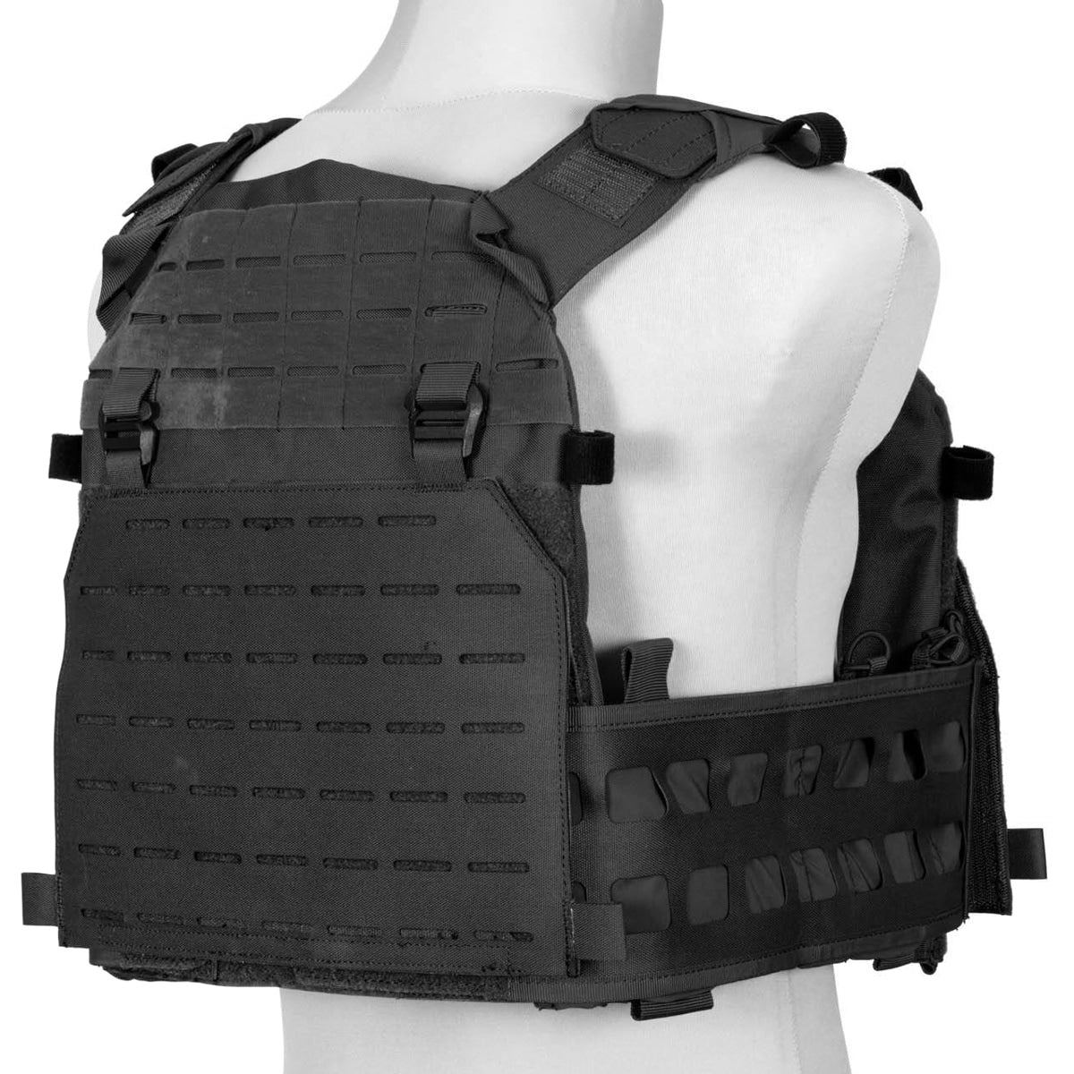 Kamizelka taktyczna GFC Advanced Laser-Cut - czarna
