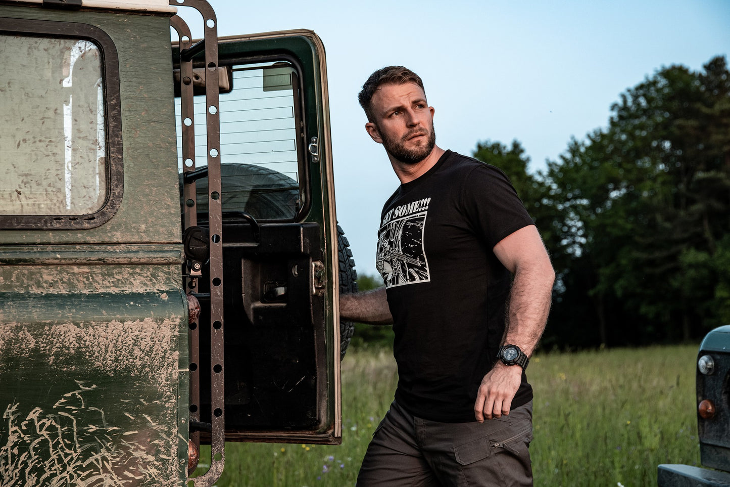 Koszulka T-Shirt Helikon Get Some! - Black