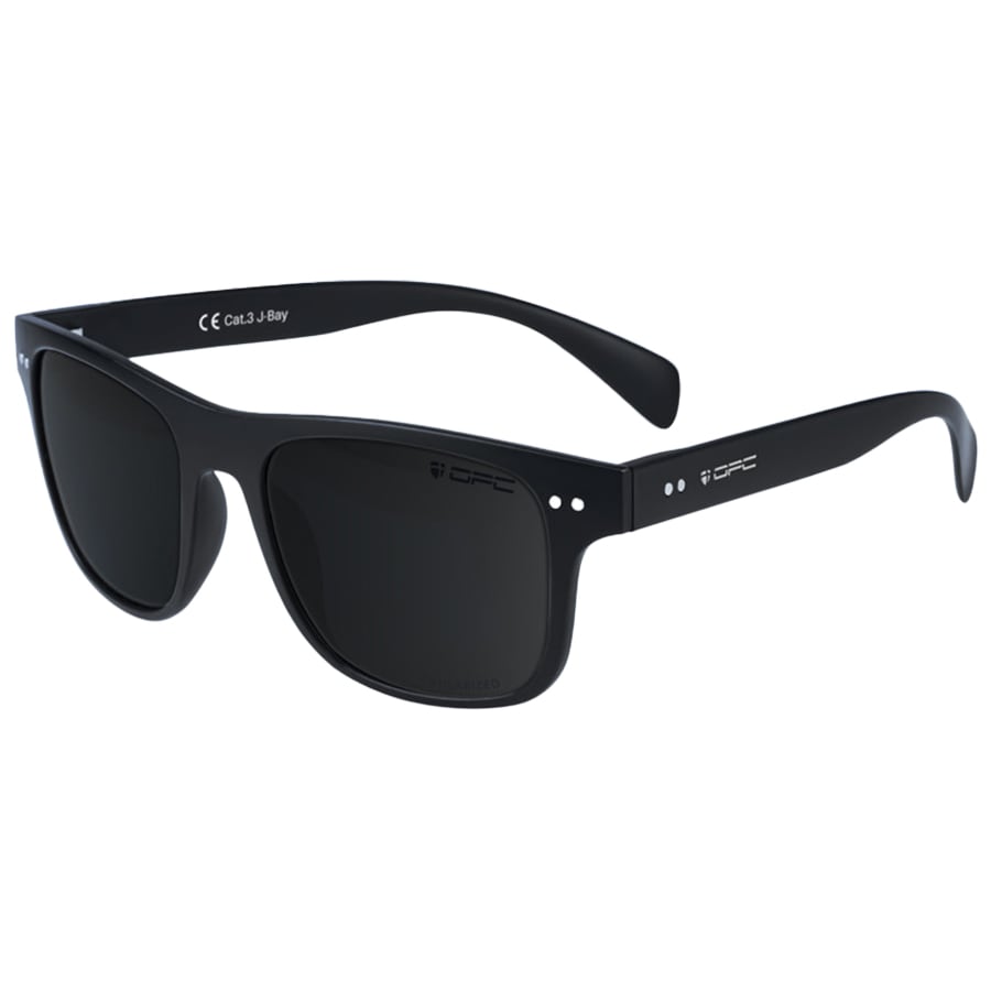 Okulary przeciwsłoneczne OPC Lifestyle J-Bay Matt Black Smoke Revo z polaryzacją