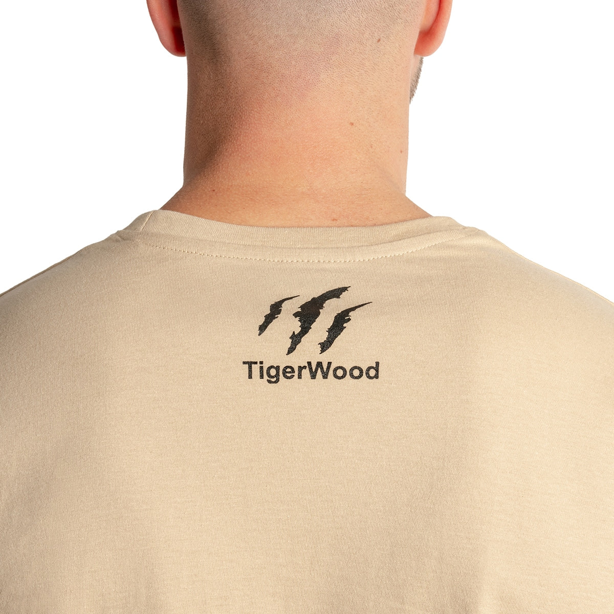 Koszulka T-shirt TigerWood Róża Wiatrów - Piaskowa
