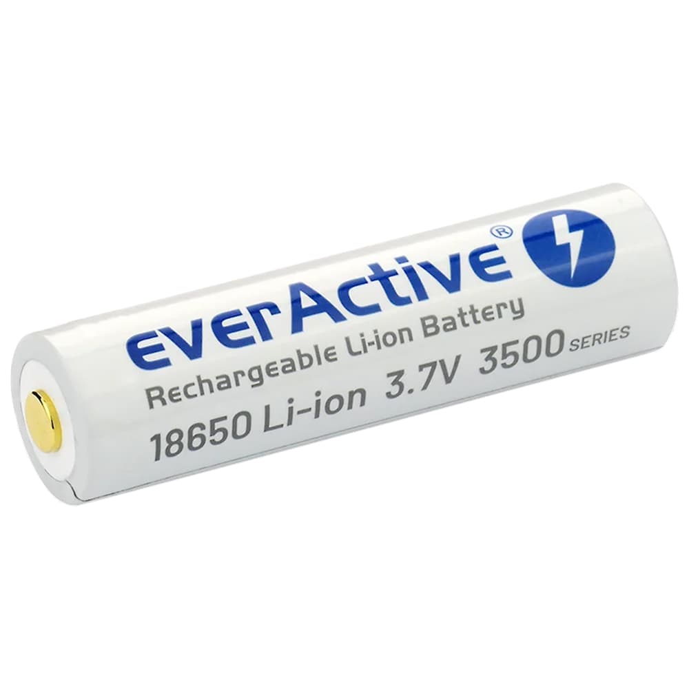 Akumulator 3,7 V everActive 18650 z zabezpieczeniem - 3500 mAh