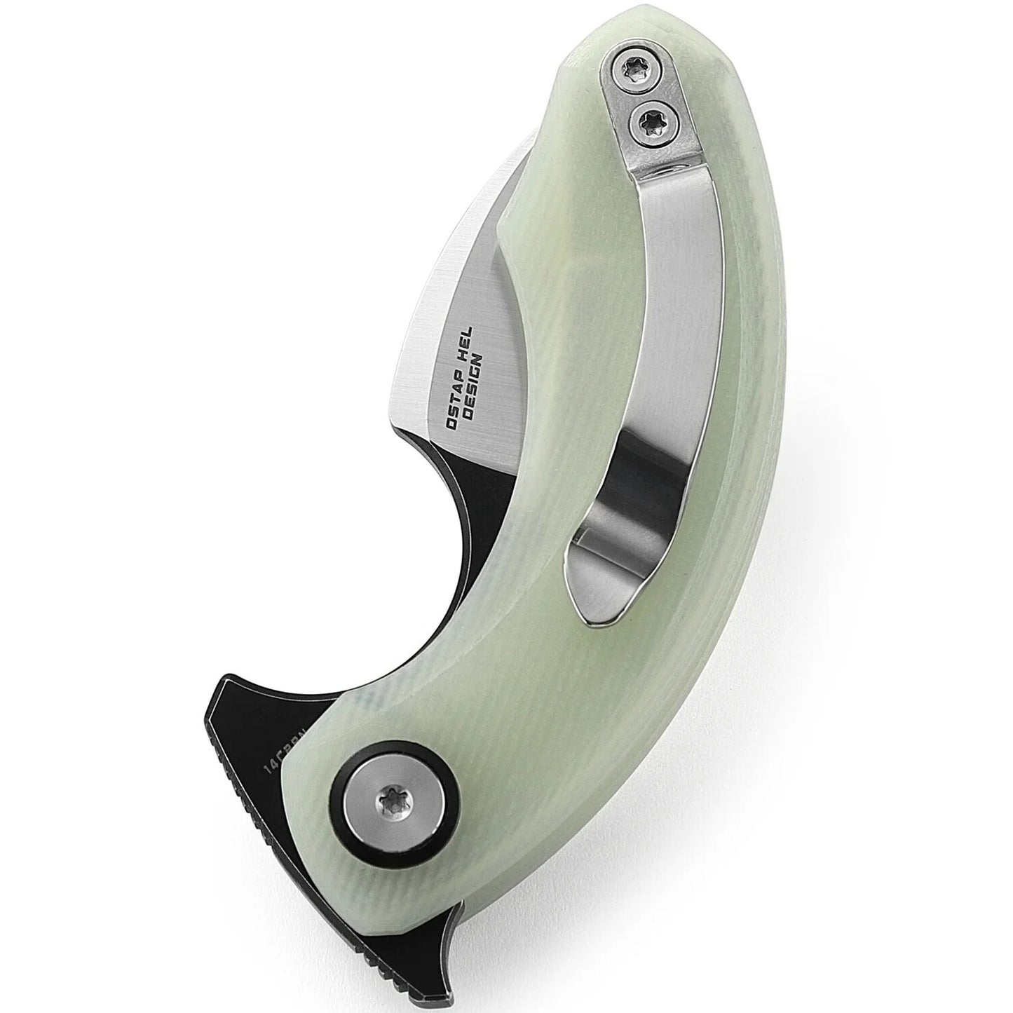 Nóż składany Bestech Knives Strelit - Two-Tone/Jade G10