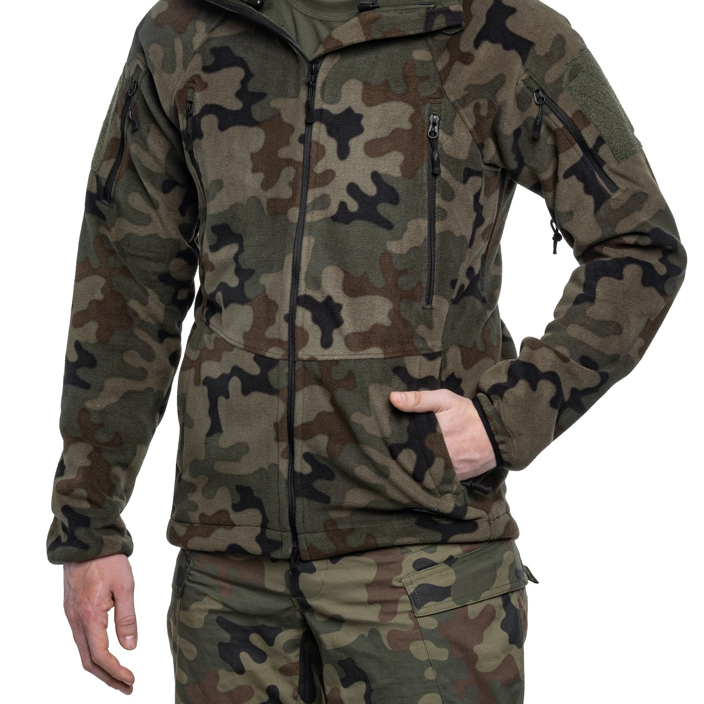 Polar Helikon Patriot MK2 Hybrid Fleece - wz.93 Pantera PL Woodland
