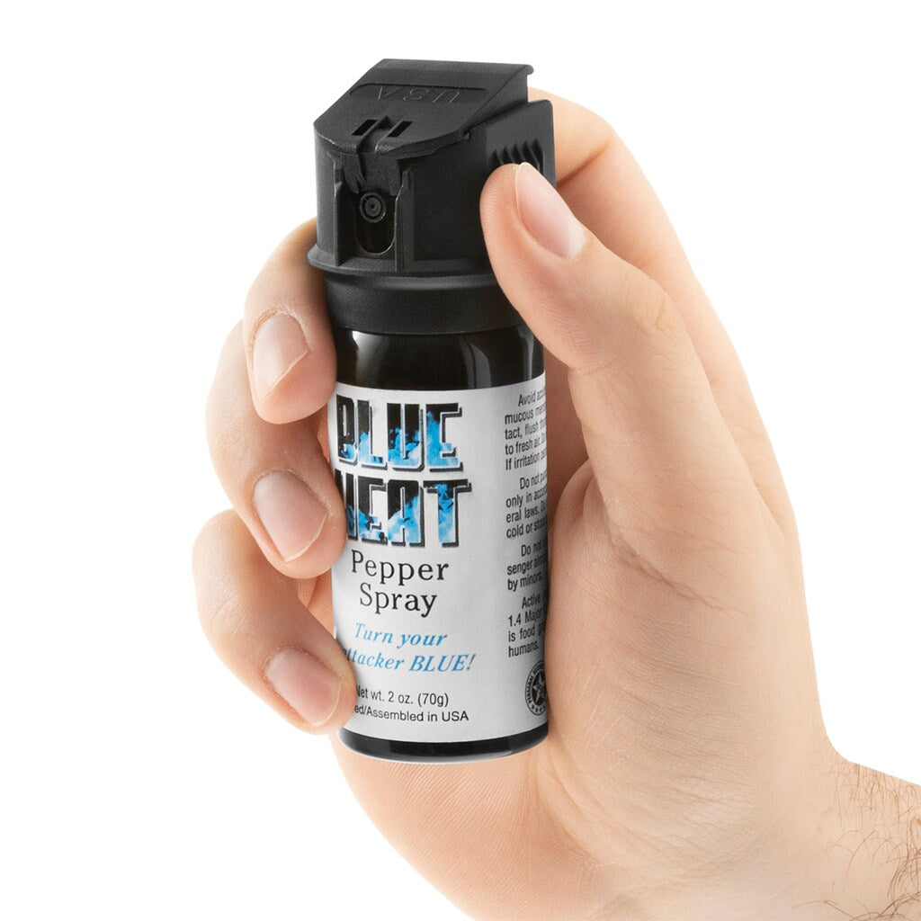 Gaz pieprzowy PSP Blue Heat 59 ml - strumień