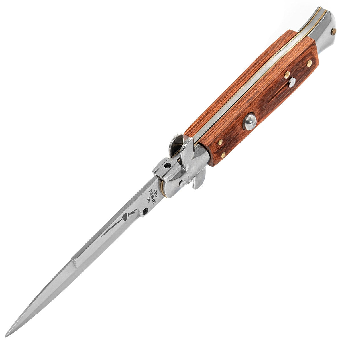 Nóż sprężynowy Sayre Mafia Stiletto Wood