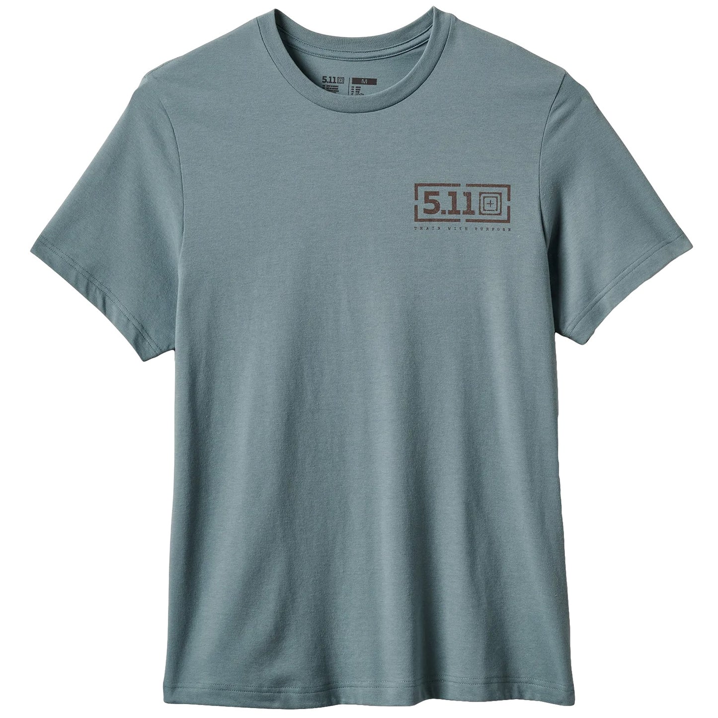 Koszulka T-shirt 5.11 PT-R Brick Lockup Tee - Blue Agave