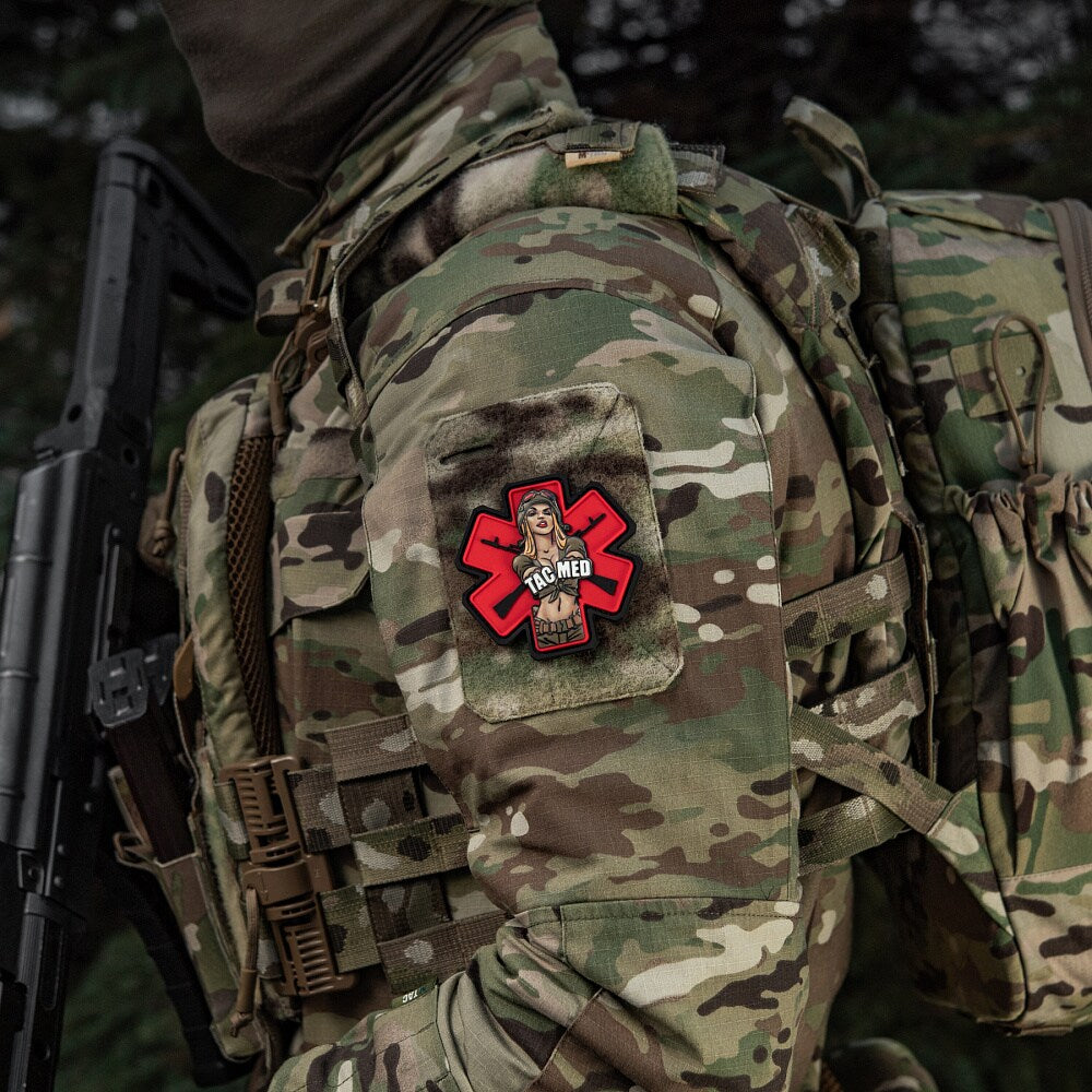 Naszywka M-Tac Tacmed PVC - Olive