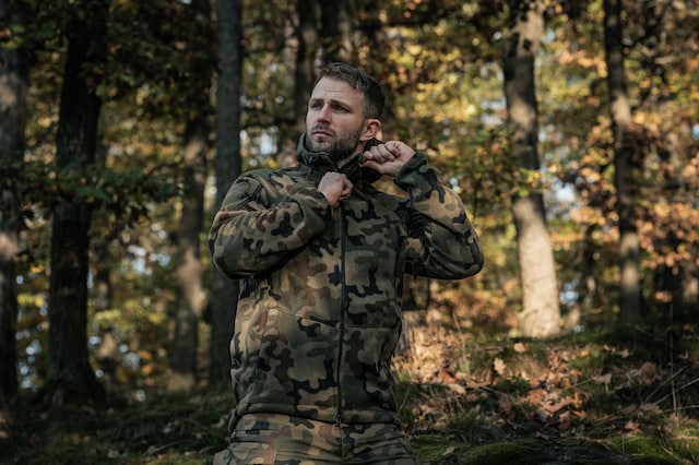 Polar Helikon Patriot MK2 Hybrid Fleece - wz.93 Pantera PL Woodland