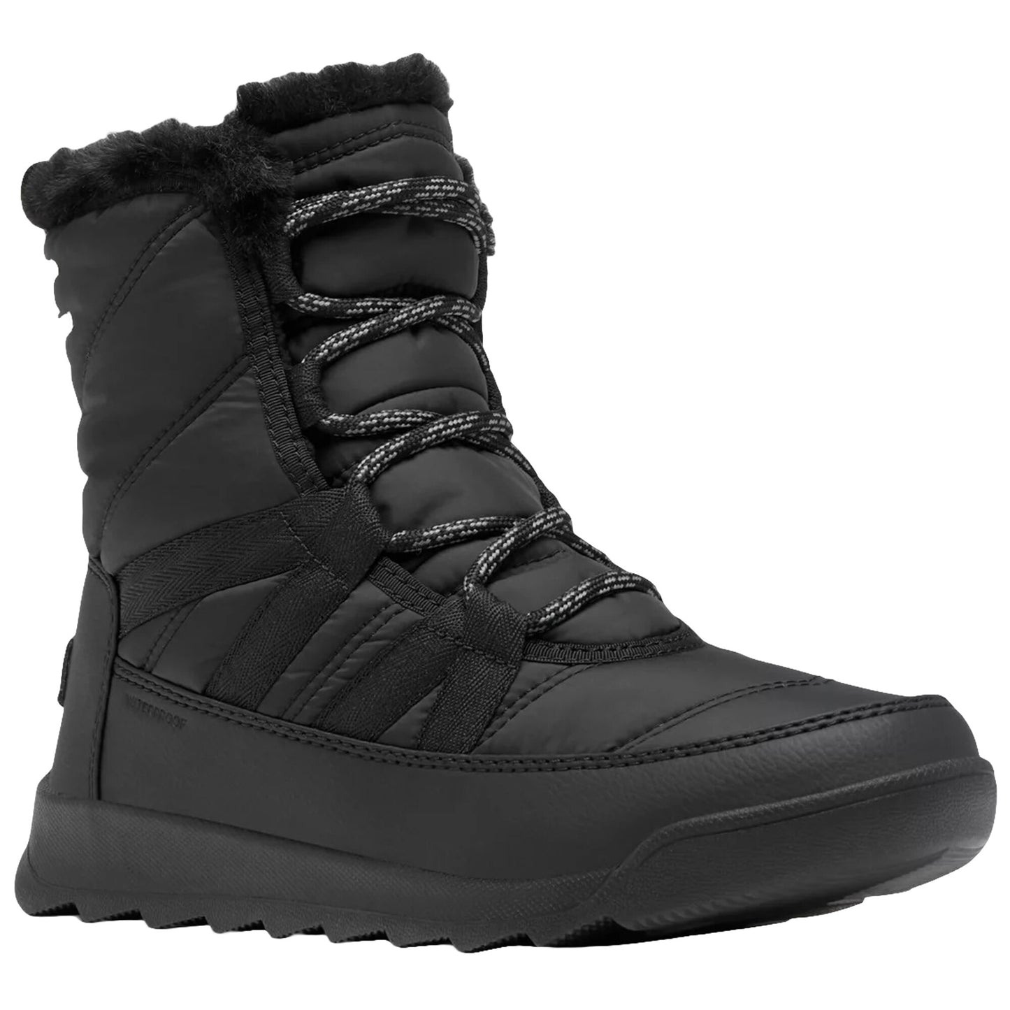Buty damskie Sorel Whitney II Plus Lace WP - Black/Quarry