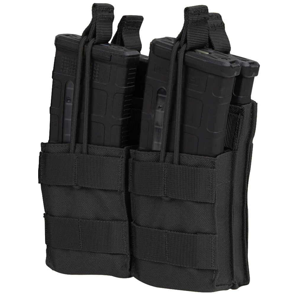 Podwójna ładownica Condor Double Sacker M4 Mag Pouch - Black