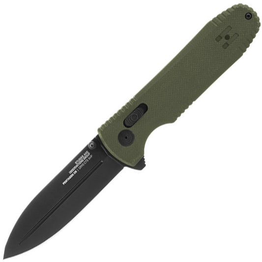 Nóż składany SOG Pentagon XR - OD Green