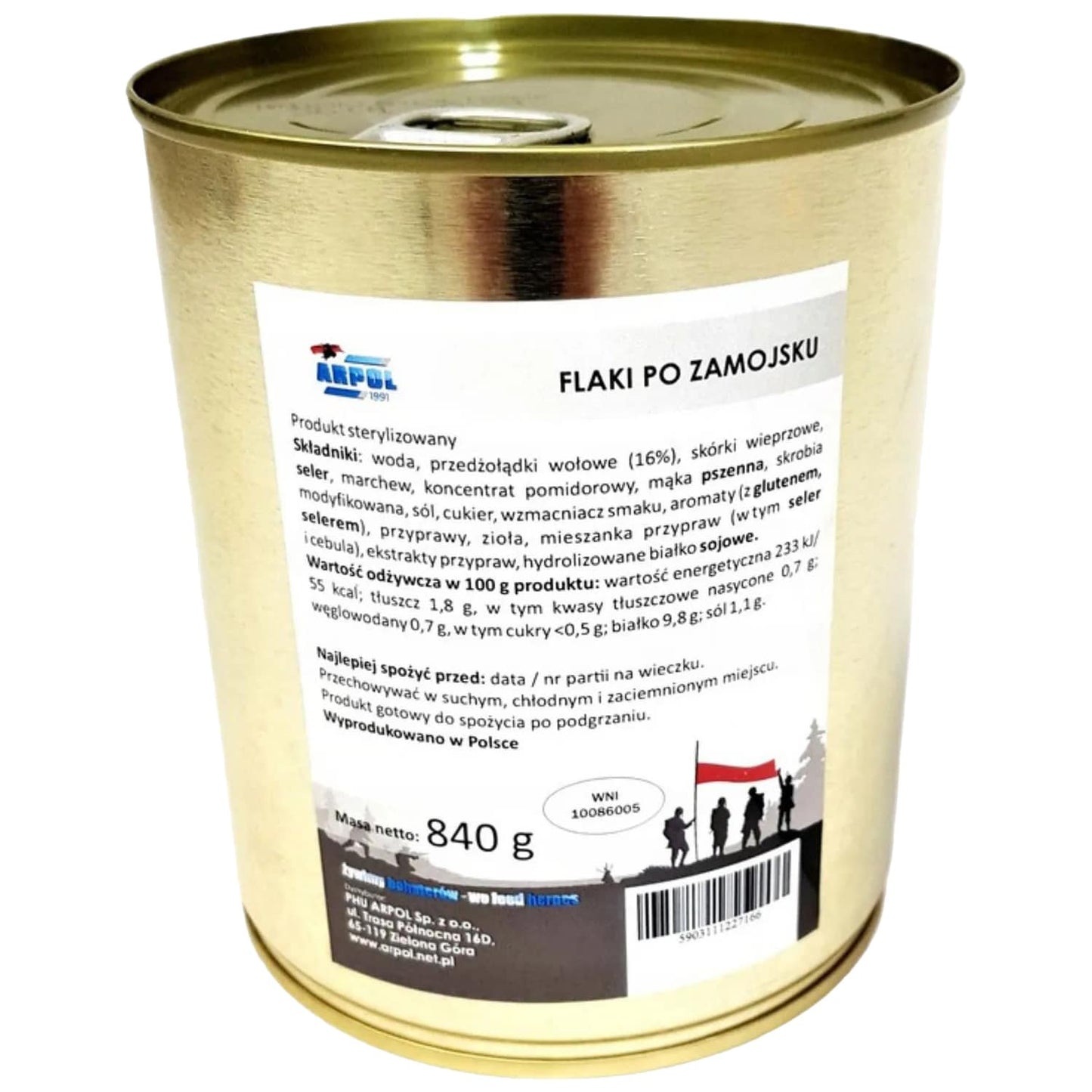 Żywność konserwowana Arpol - Flaki po zamojsku 840 g