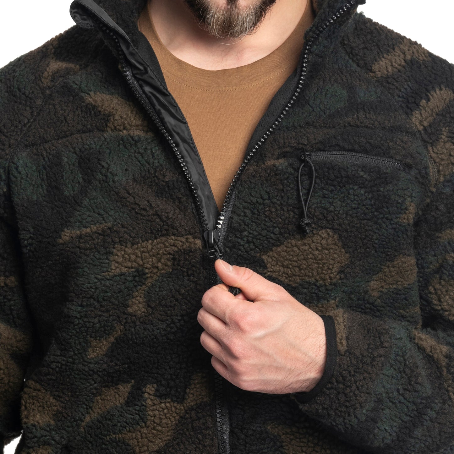 Kurtka Brandit Teddyfleece Jacket - Woodland