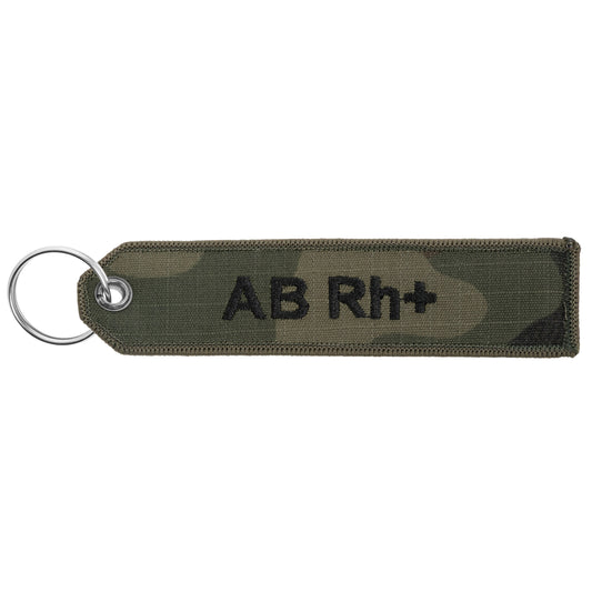 Brelok grupa krwi AB Rh+ - wz.93 Pantera PL Woodland