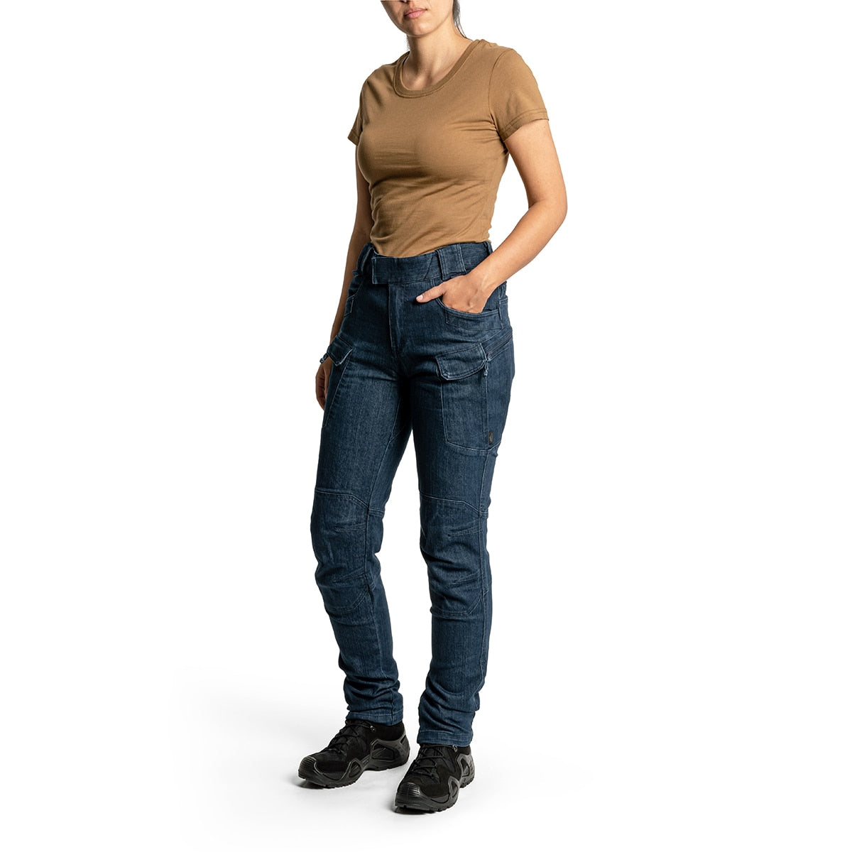 Spodnie damskie Helikon Women's UTP Resized Denim Strech - Marine Blue