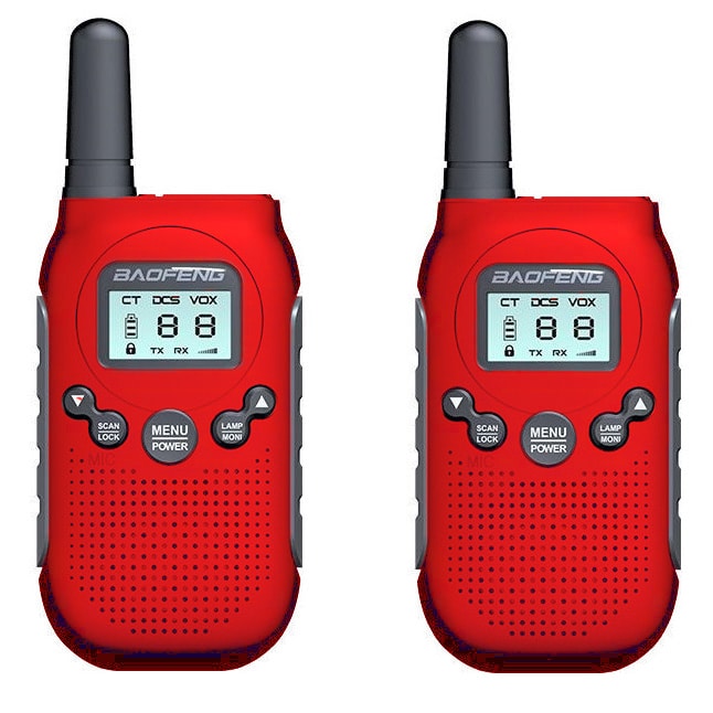 Radiotelefon Baofeng BF-T6 PMR Panda 2 szt. - Red