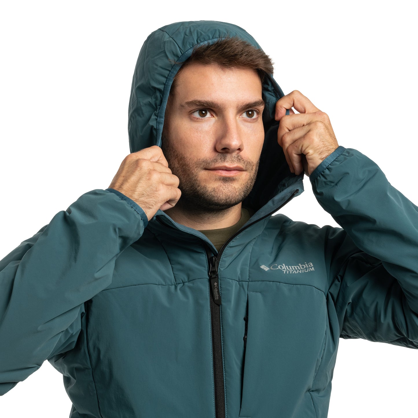 Kurtka Columbia Silver Leaf Lite Insulated Hooded Jacket - Everblue