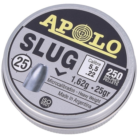 Śrut Apolo Slug 25 grain 5,5 mm - 250 szt.