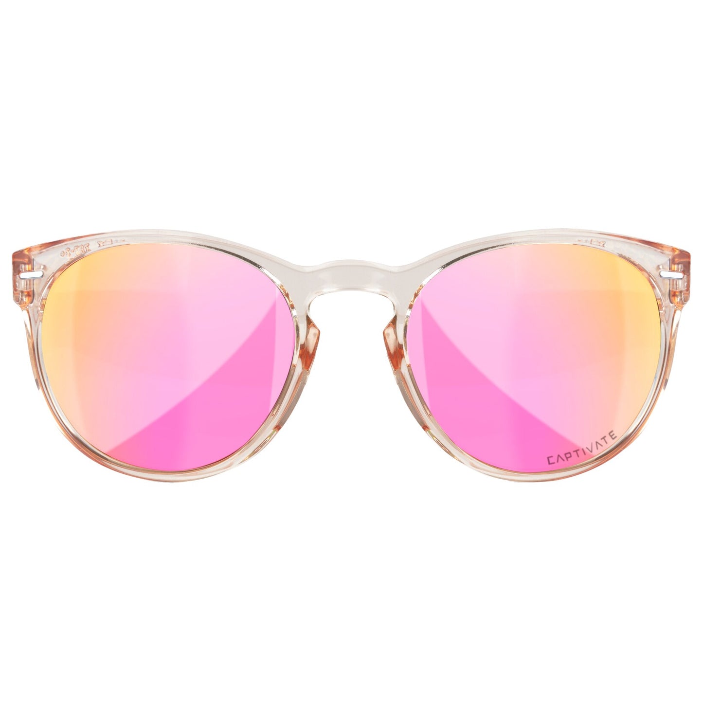 Okulary damskie Wiley X Covert - Captivate Polarized Rose Gold Mirror/Gloss Crystal Blush