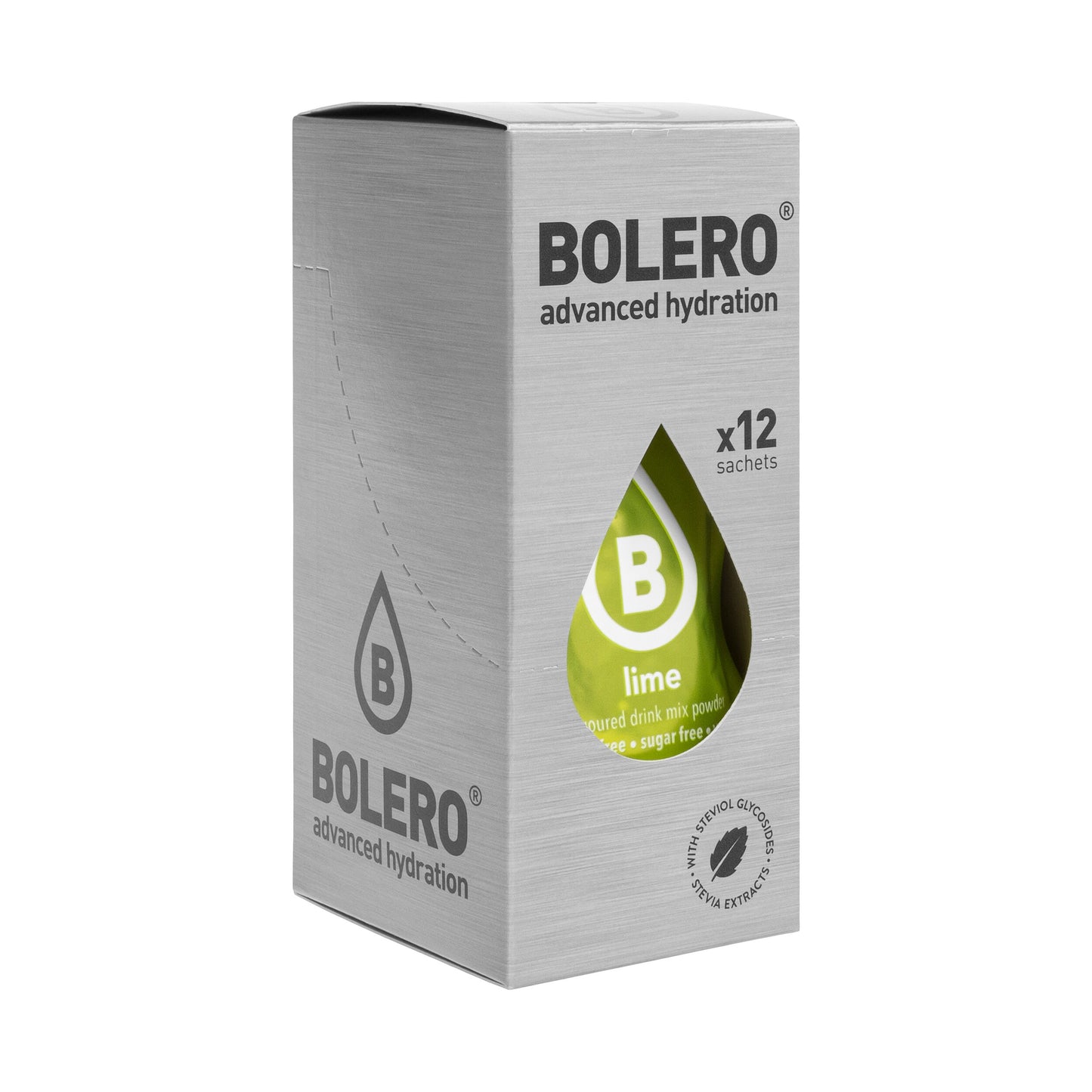 Napój w proszku Bolero Lime ze stewią 9 g - 12 szt.