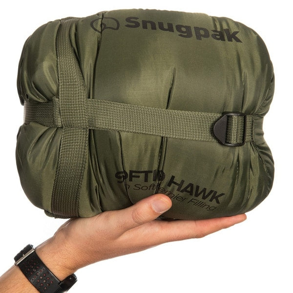 Śpiwór Snugpak Softie 9 Hawk Olive - lewy
