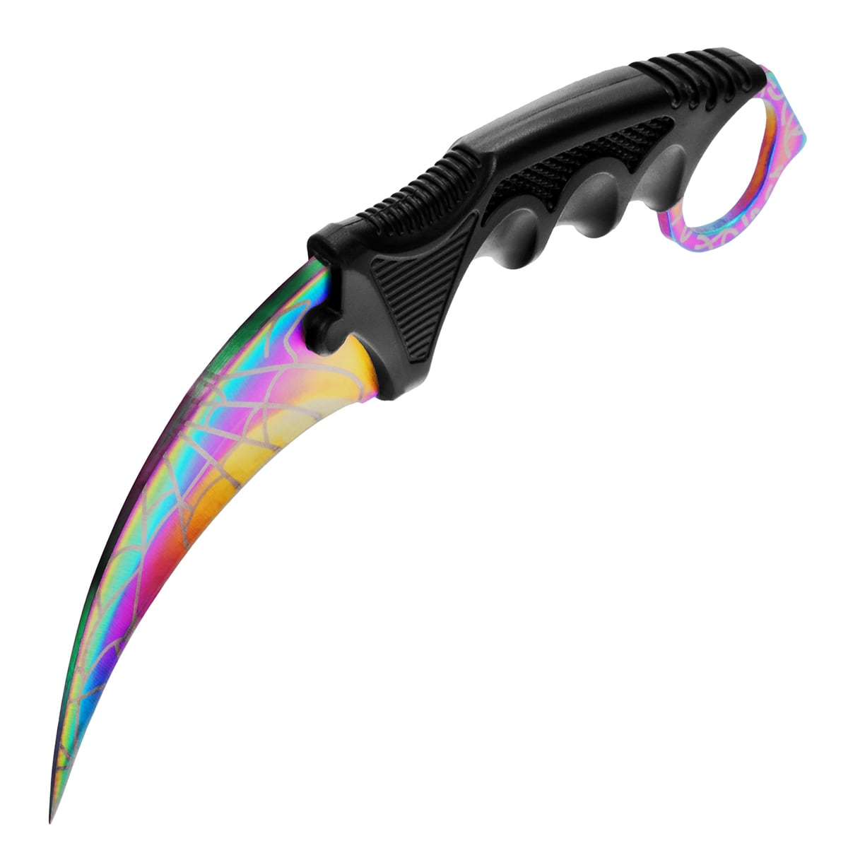 Nóż Karambit CS:GO - Spider Web Rainbow