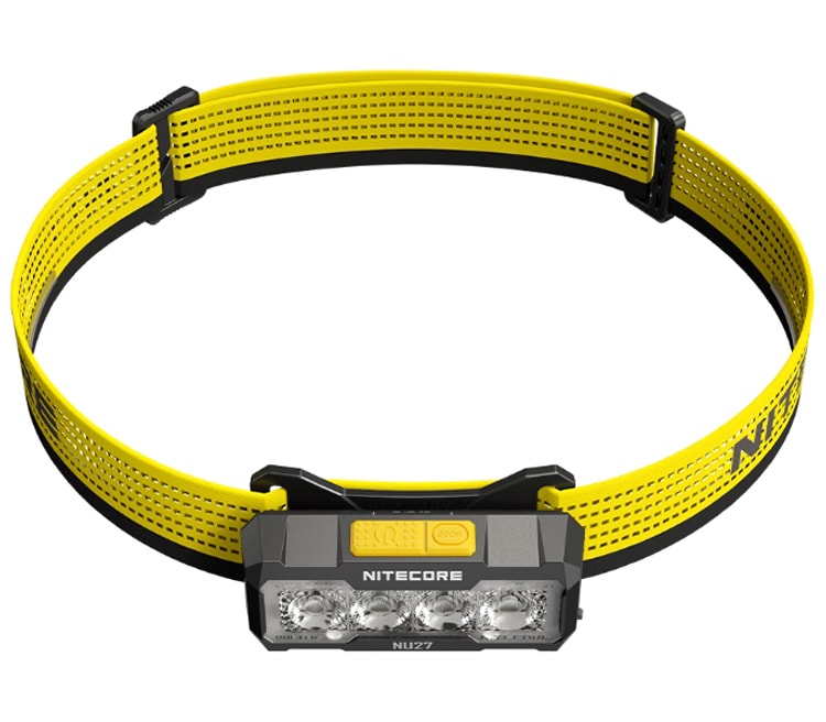 Latarka czołowa Nitecore NU27 Black - 600 lumenów