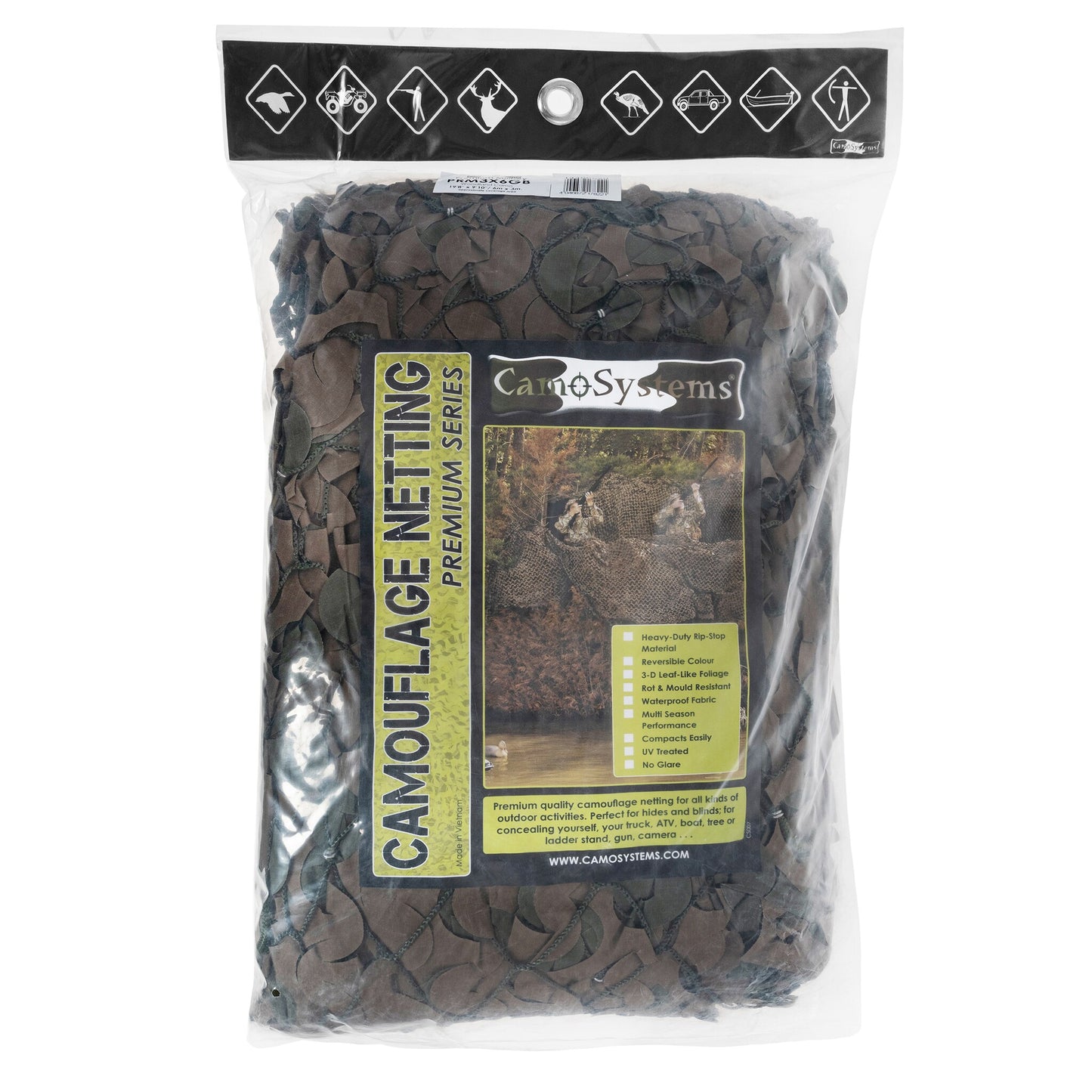 Siatka maskująca Mil-Tec CamoSystems Basic 3 x 6 m - Woodland