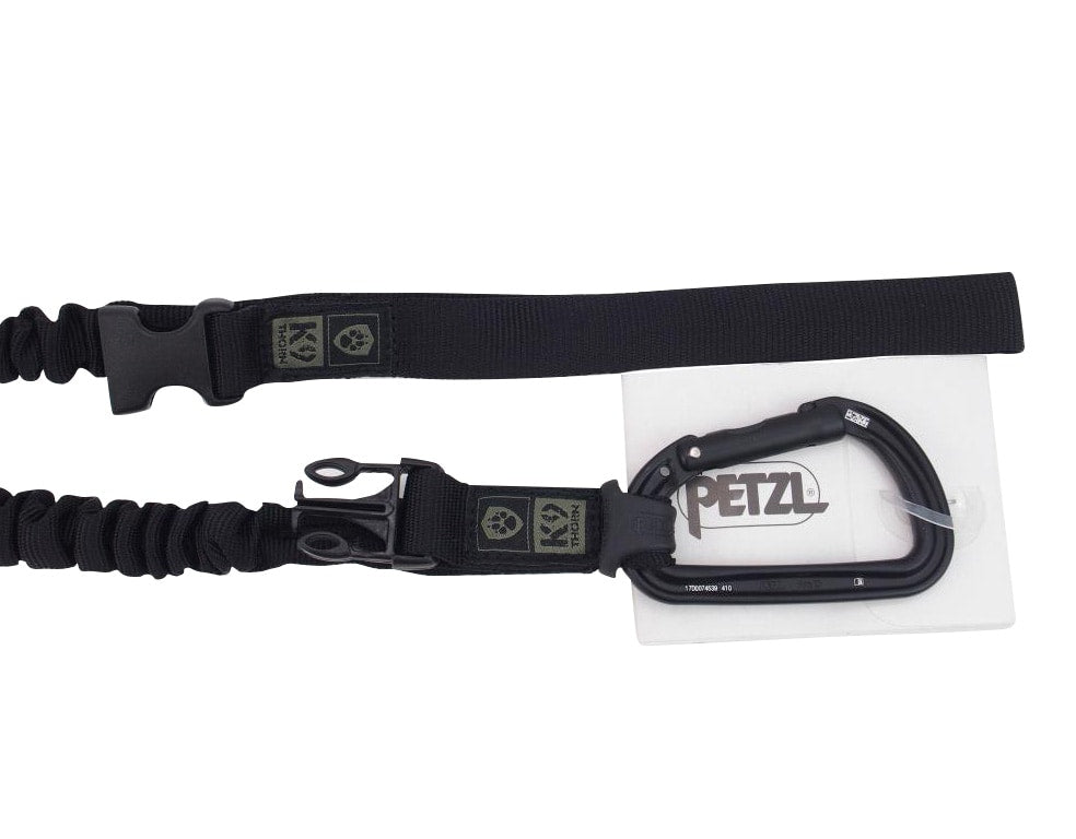 Smycz K9 Thorn Petzl z amortyzatorem Czarna - 272 cm