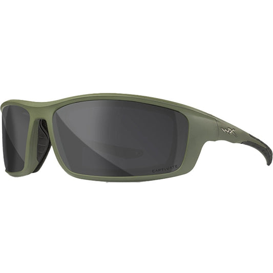 Okulary taktyczne Wiley X Grid - Captivate Polarized Grey/Matte Utility Green
