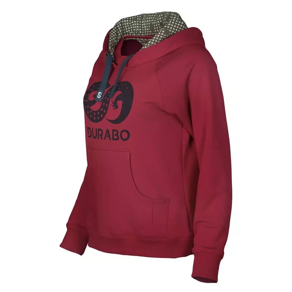 Bluza damska Durabo Super Hoodie - Beetroot Red