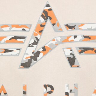 Koszulka Alpha Industries Camo Puff Print - Jet Stream White