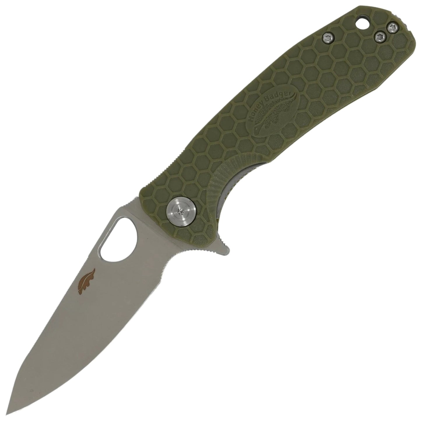 Nóż składany Honey Badger Leaf Small 8Cr13MoV - Green