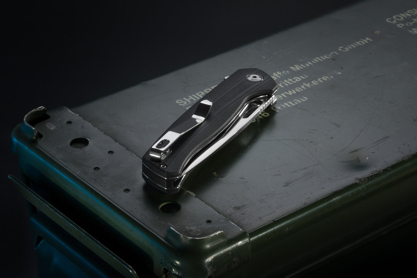 Nóż składany Badger Outdoor D2 Orix - Black