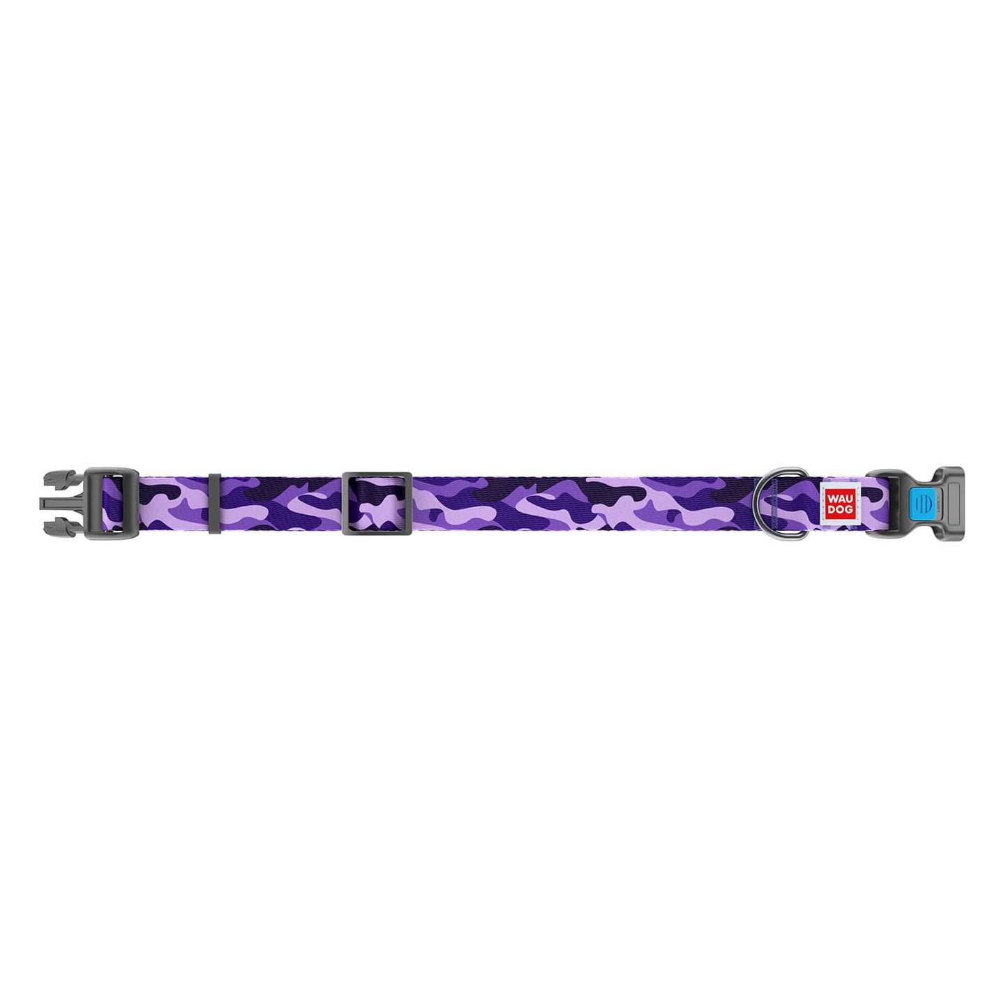 Obroża dla psa WauDog 25 mm - Purple Camo