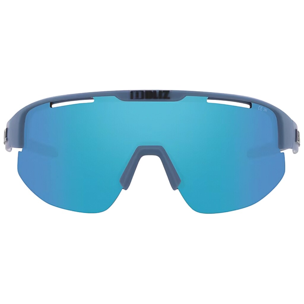 Okulary przeciwsłoneczne Bliz Matrix Small Nano Optics - Matte Blue/Smoke Mirror Ice Blue