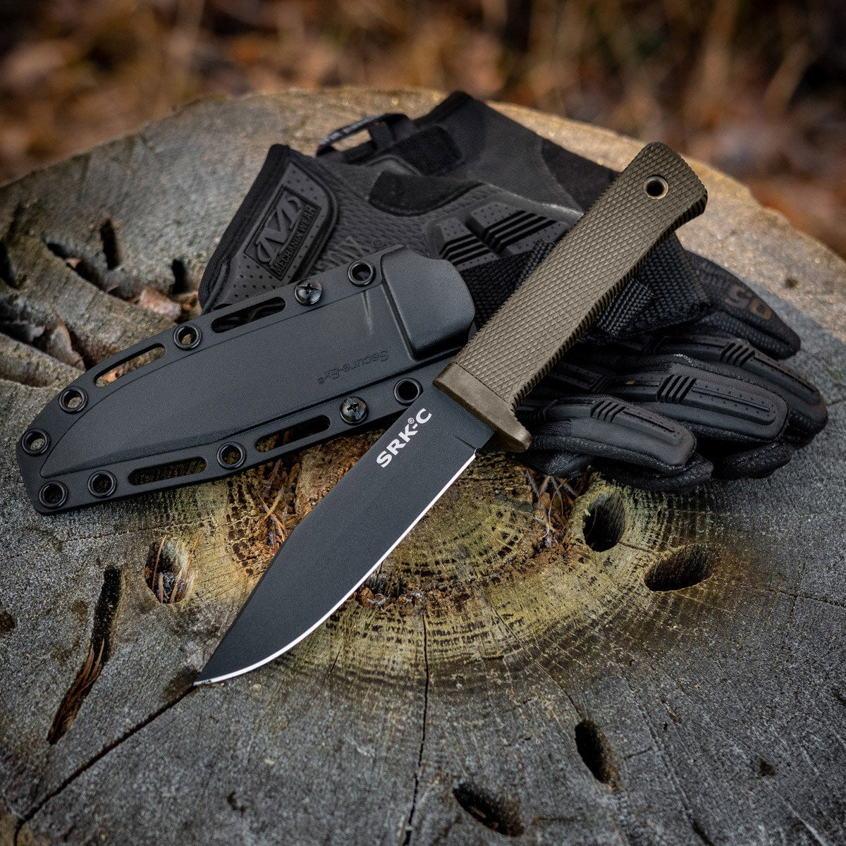Nóż Cold Steel SRK Compact SK-5 - Dark Earth