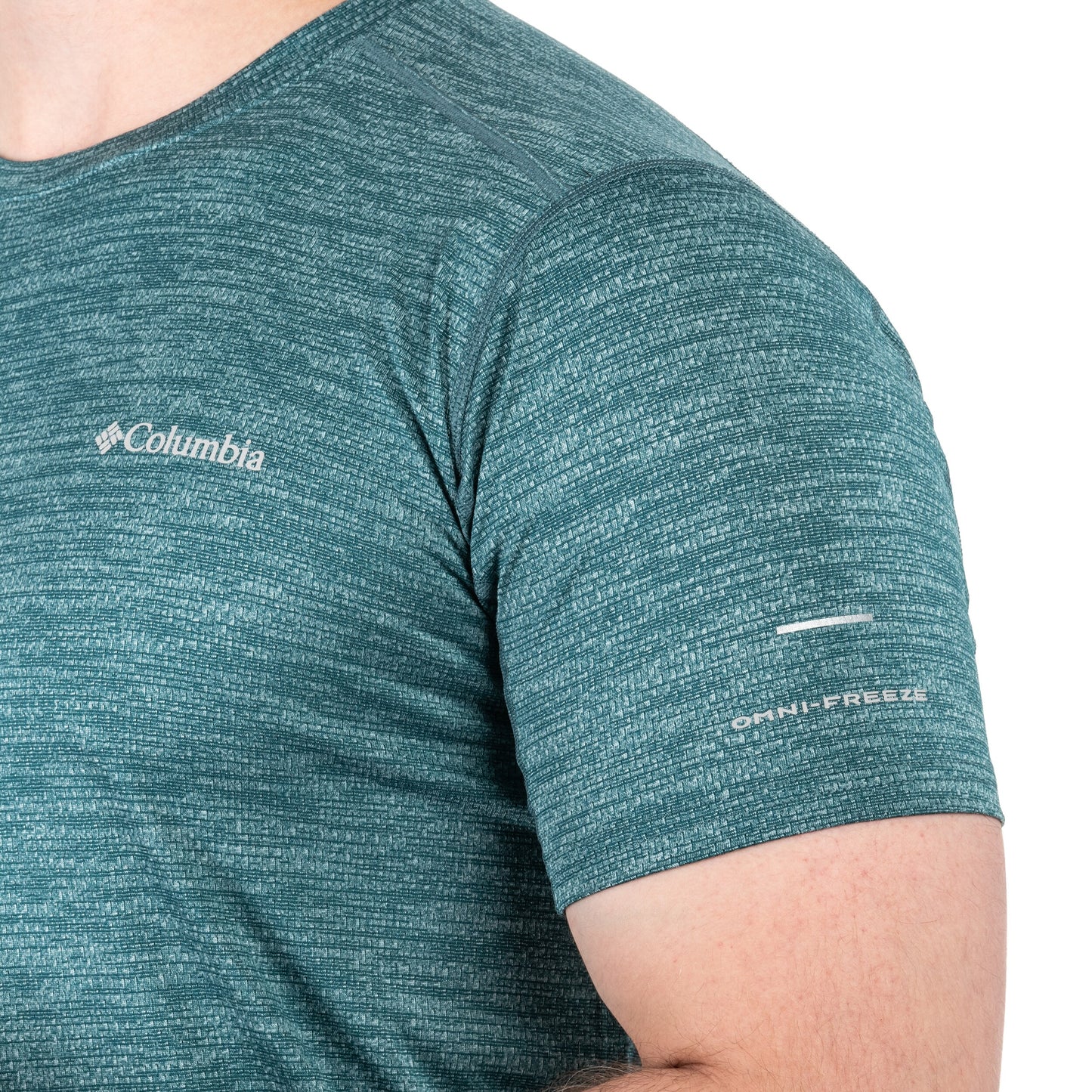 Koszulka termoaktywna Columbia Alpine Chill Zero Short Sleeve Crew - Cloudburst Heather