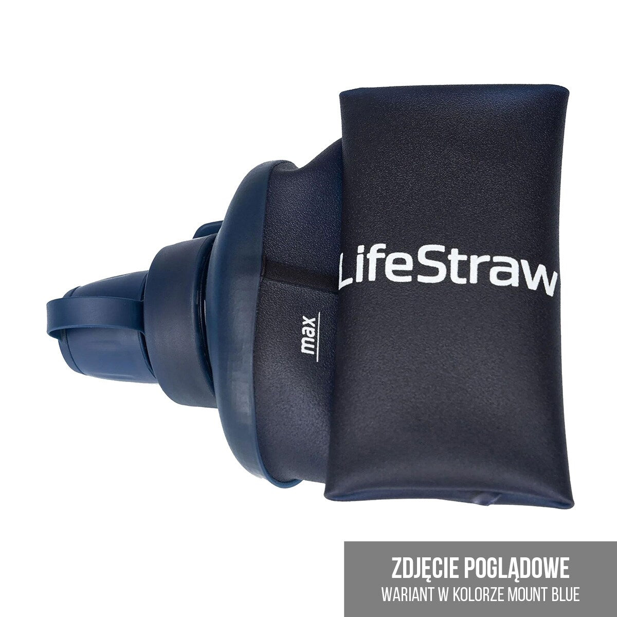 Butelka zwijana z filtrem LifeStraw Peak Squeeze 650 ml - Dark Gray
