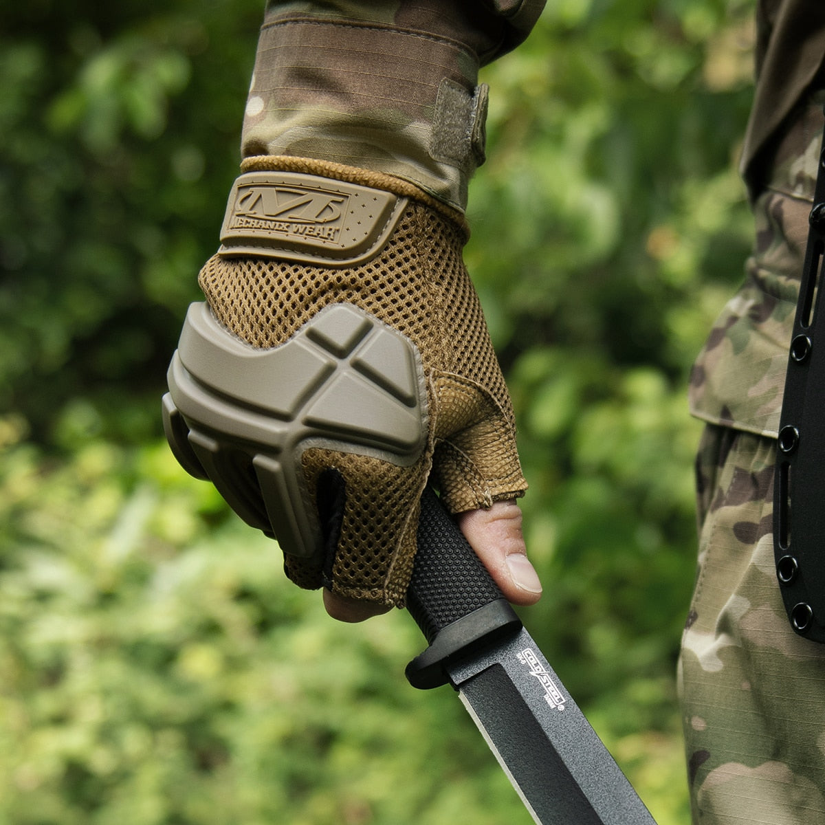 Rękawice taktyczne Mechanix Wear M-Pact Partial Finger Coyote