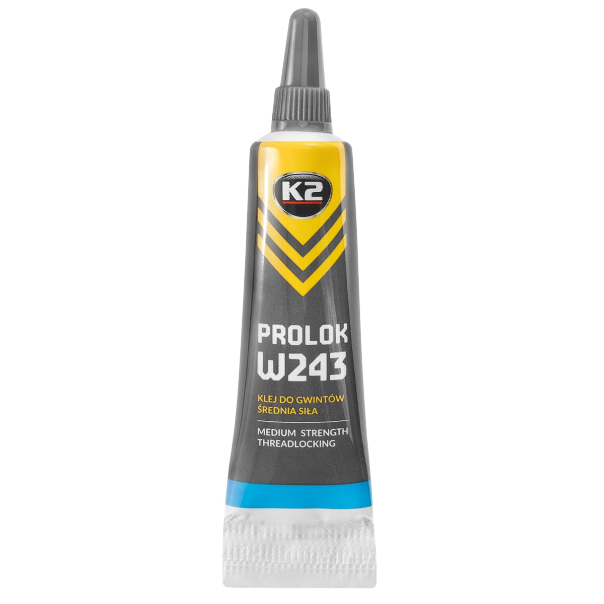 Klej do gwintów K2 Prolok 6 ml niebieski